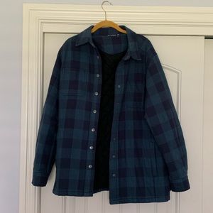 Duluth Trading Co. Blue Plaid Women’s Jacket